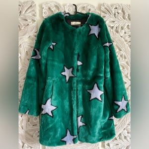 Urbancode Starry Faux Fur Coat (London)
